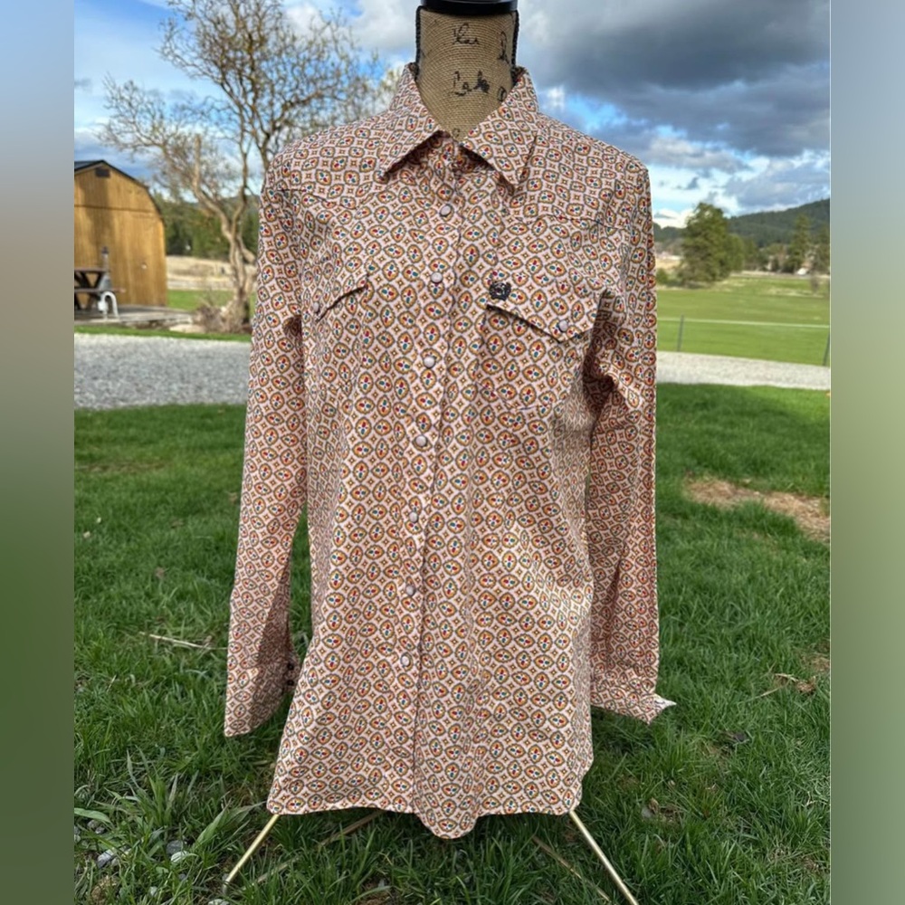 Ladies XXL Cinch Western Cowboy Shirt